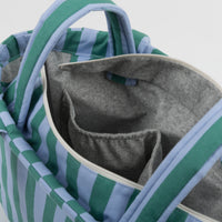 Bolsa Handle Green + Sky Blue - Minicoton
