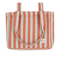 Bolsa Handle Coral + Aqua - Minicoton