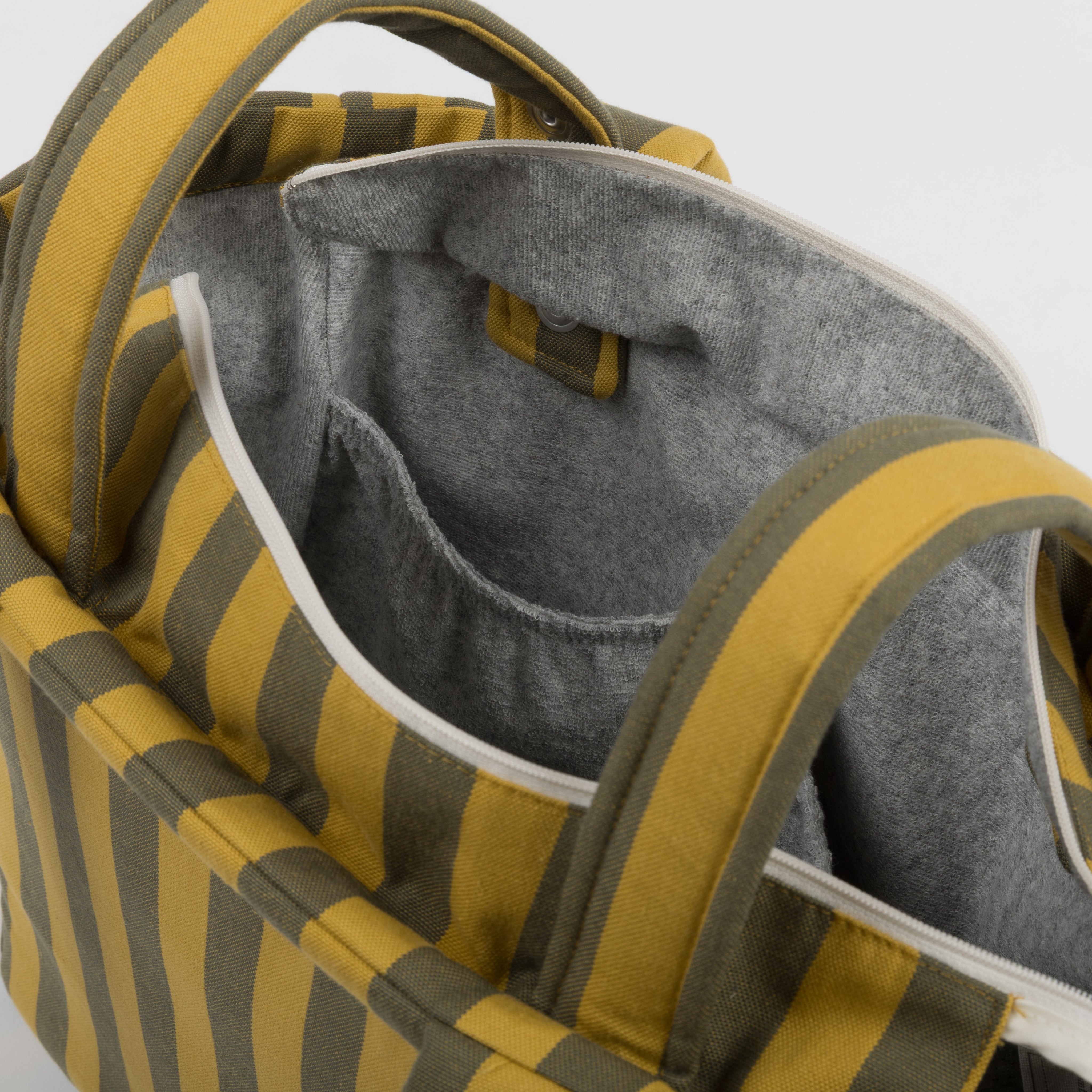 Bolsa Handle Olive + Gold - Minicoton