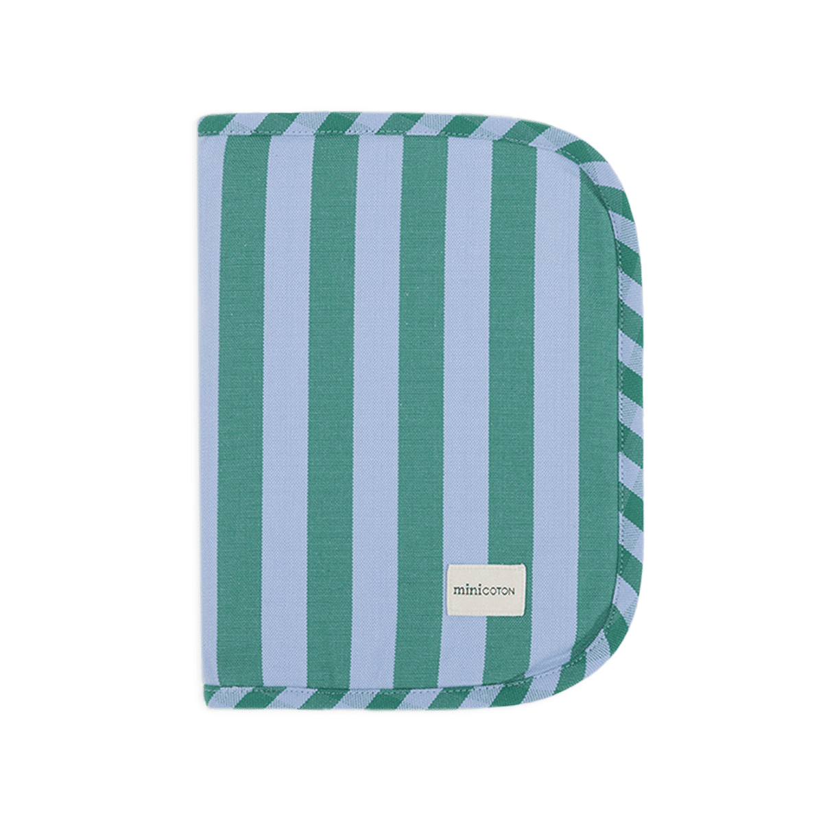 Portadocumentos Zippy Green + Sky Blue - Minicoton