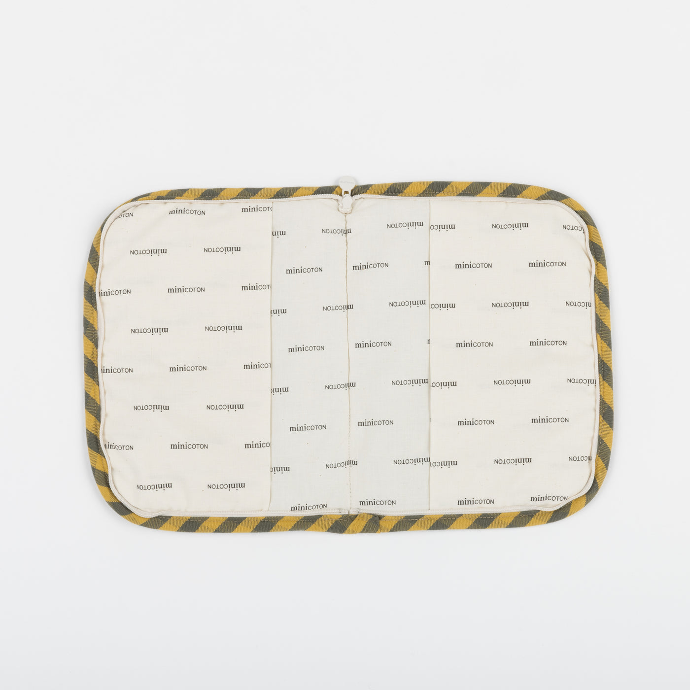 Portadocumentos Zippy Olive + Gold - Minicoton
