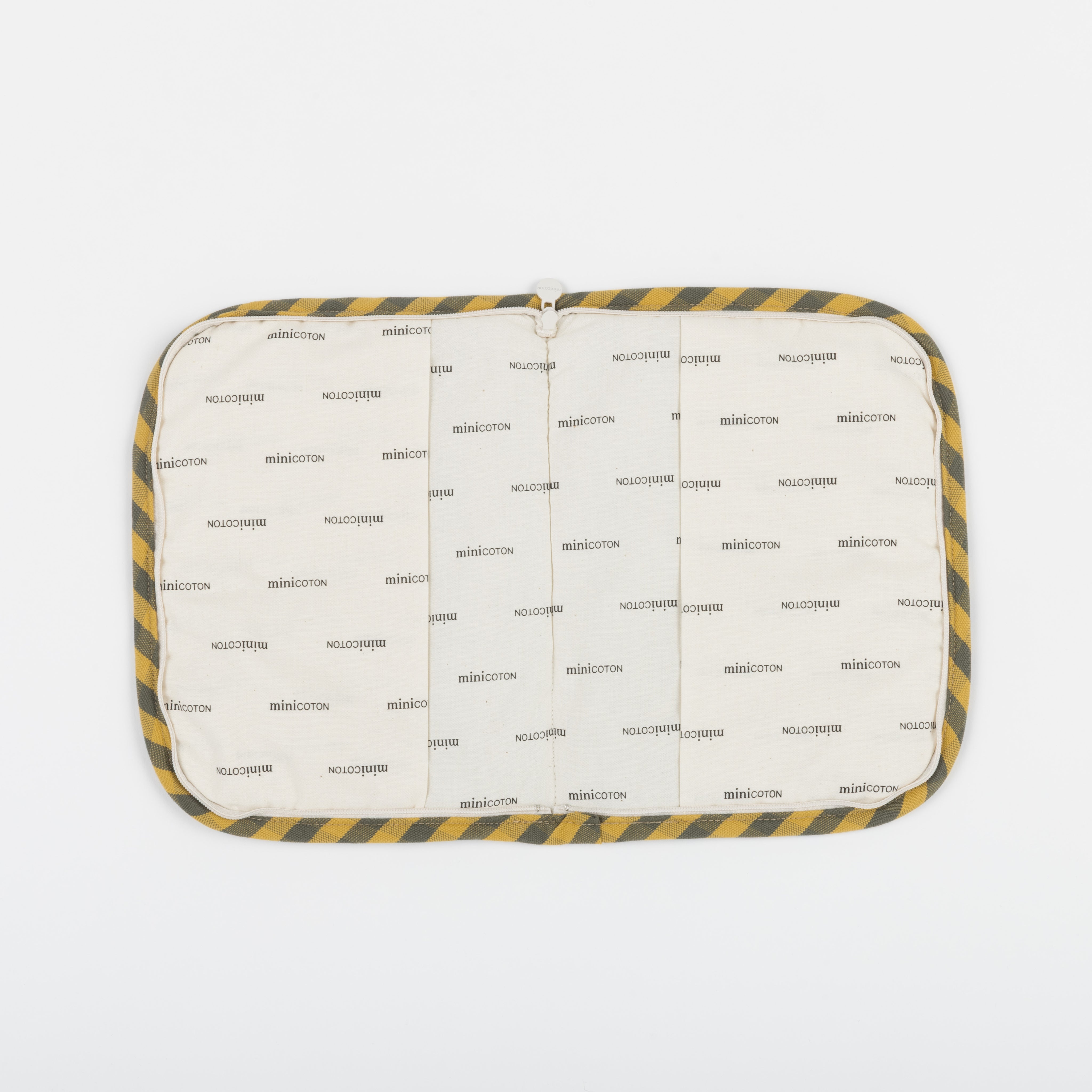 Portadocumentos Zippy Olive + Gold - Minicoton