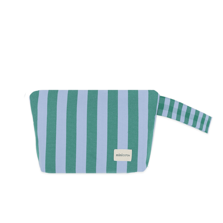 Pañalera Green + Sky Blue - Minicoton