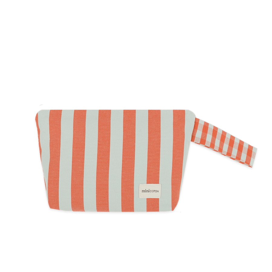 Pañalera Coral + Aqua - Minicoton