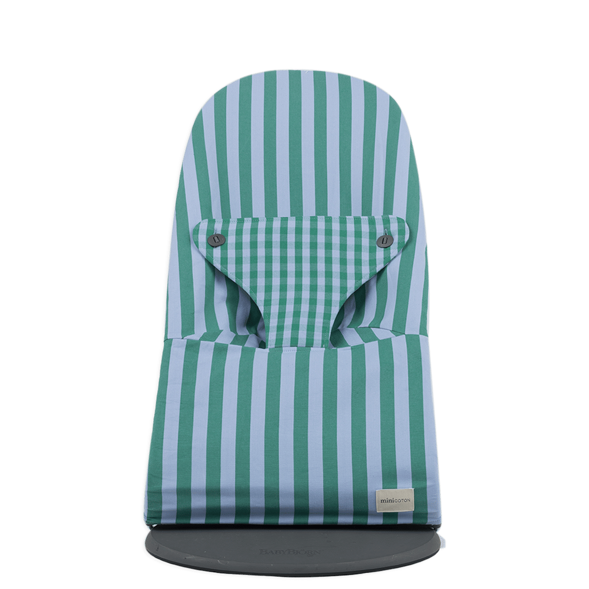 Funda Babybjörn Green + Sky Blue - Minicoton