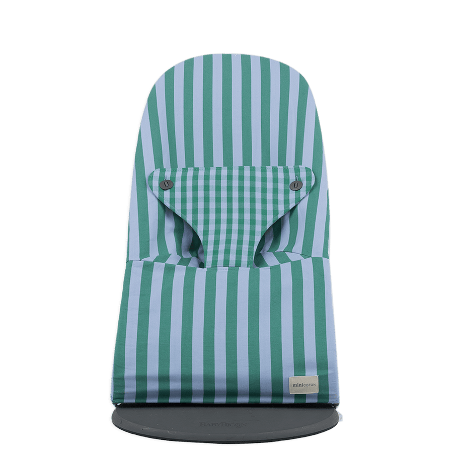 Funda Babybjörn Green + Sky Blue - Minicoton