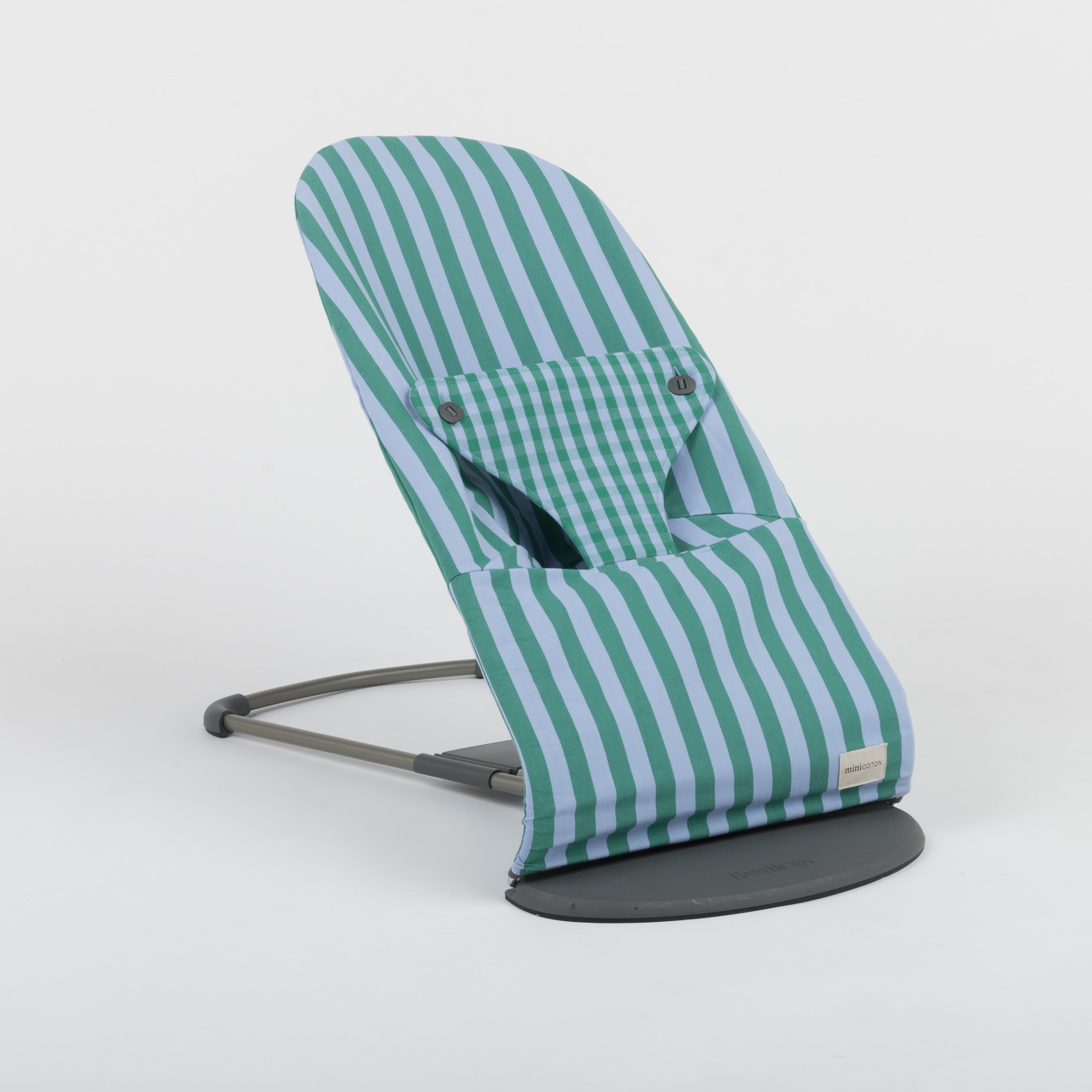 Funda Babybjörn Green + Sky Blue - Minicoton