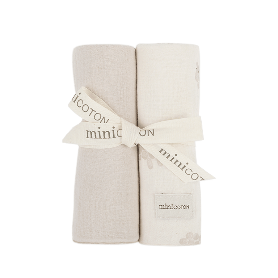 Pack Muselinas Sheep + Cream - Minicoton
