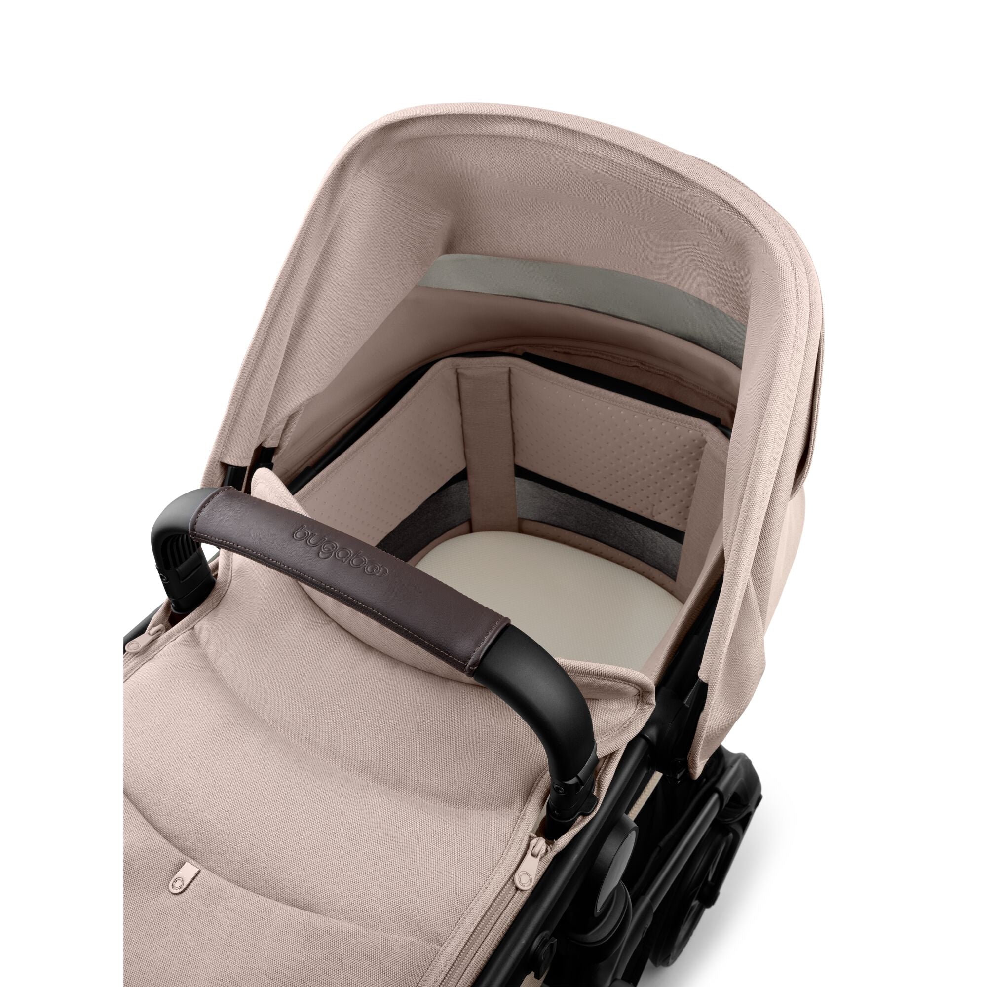 Bugaboo Fox 5 Renew Silla+Capazo Desert taupe melange/Desert taupe melange/Negro - Minicoton