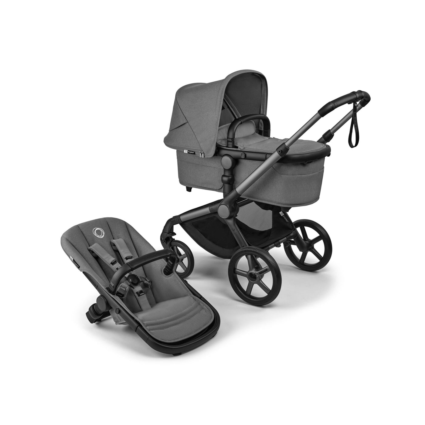 convert bugaboo fox bassinet to seat Bugaboo Fox 5 Renew Stroller+Carrycot Moon grey/Moon grey/Graphite · Minicoton