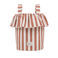 Basket Rayas - Red + Off White - Minicoton