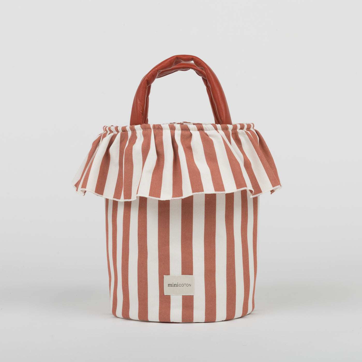 Basket Rayas - Red + Off White - Minicoton