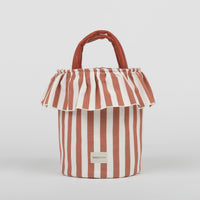 Basket Rayas - Red + Off White - Minicoton