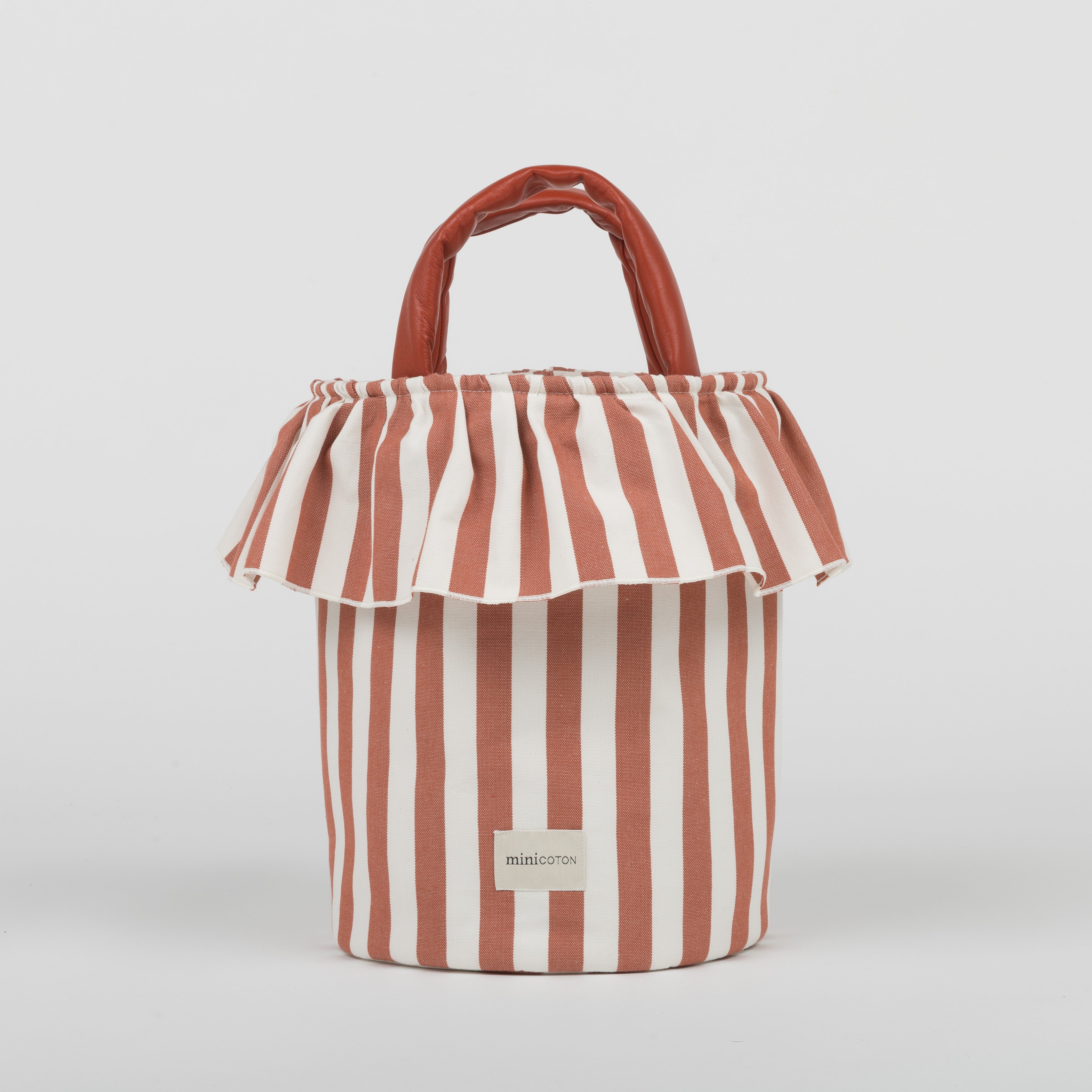 Basket Rayas - Red + Off White - Minicoton