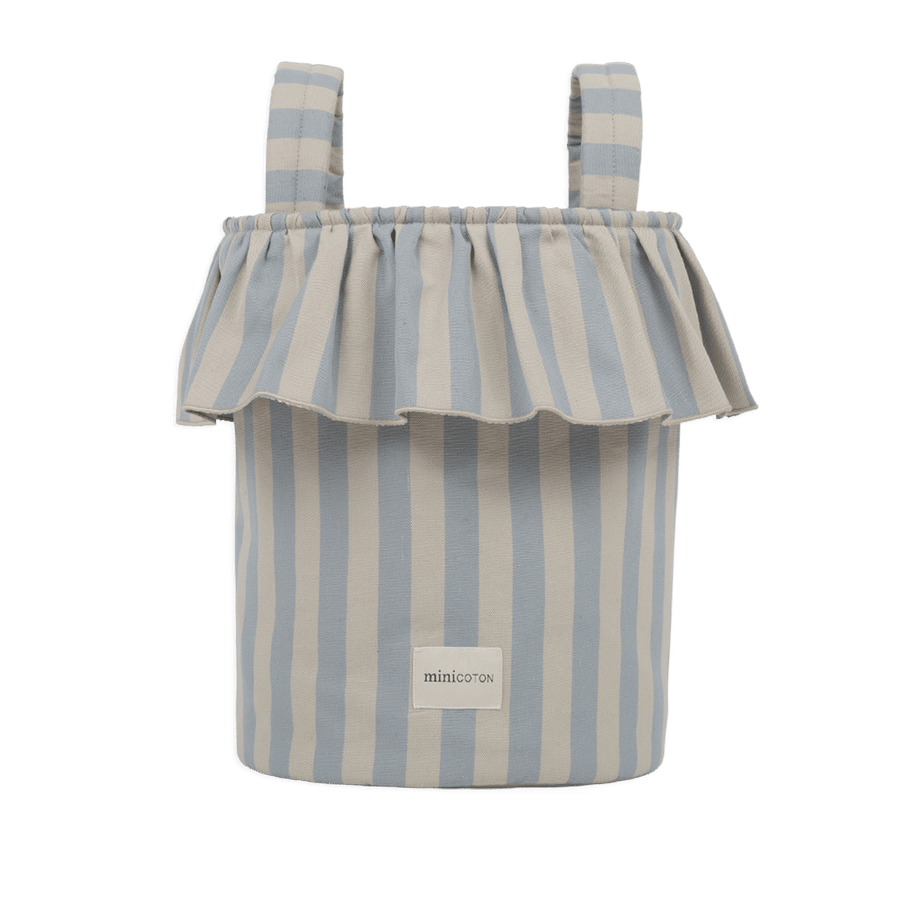 Basket Rayas - Blue + Sand - PRE ORDER - Minicoton