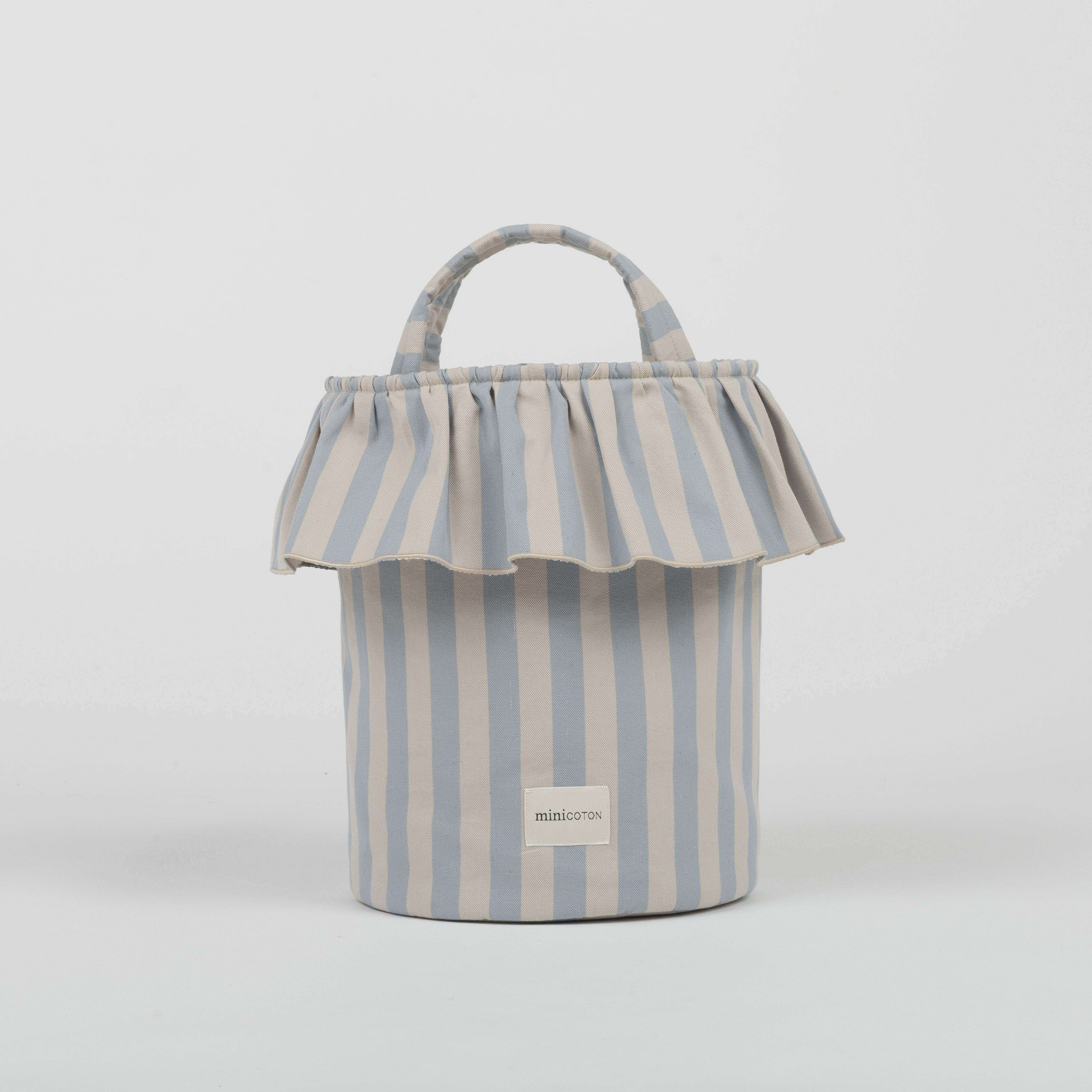 Basket Rayas - Blue + Sand - PRE ORDER - Minicoton