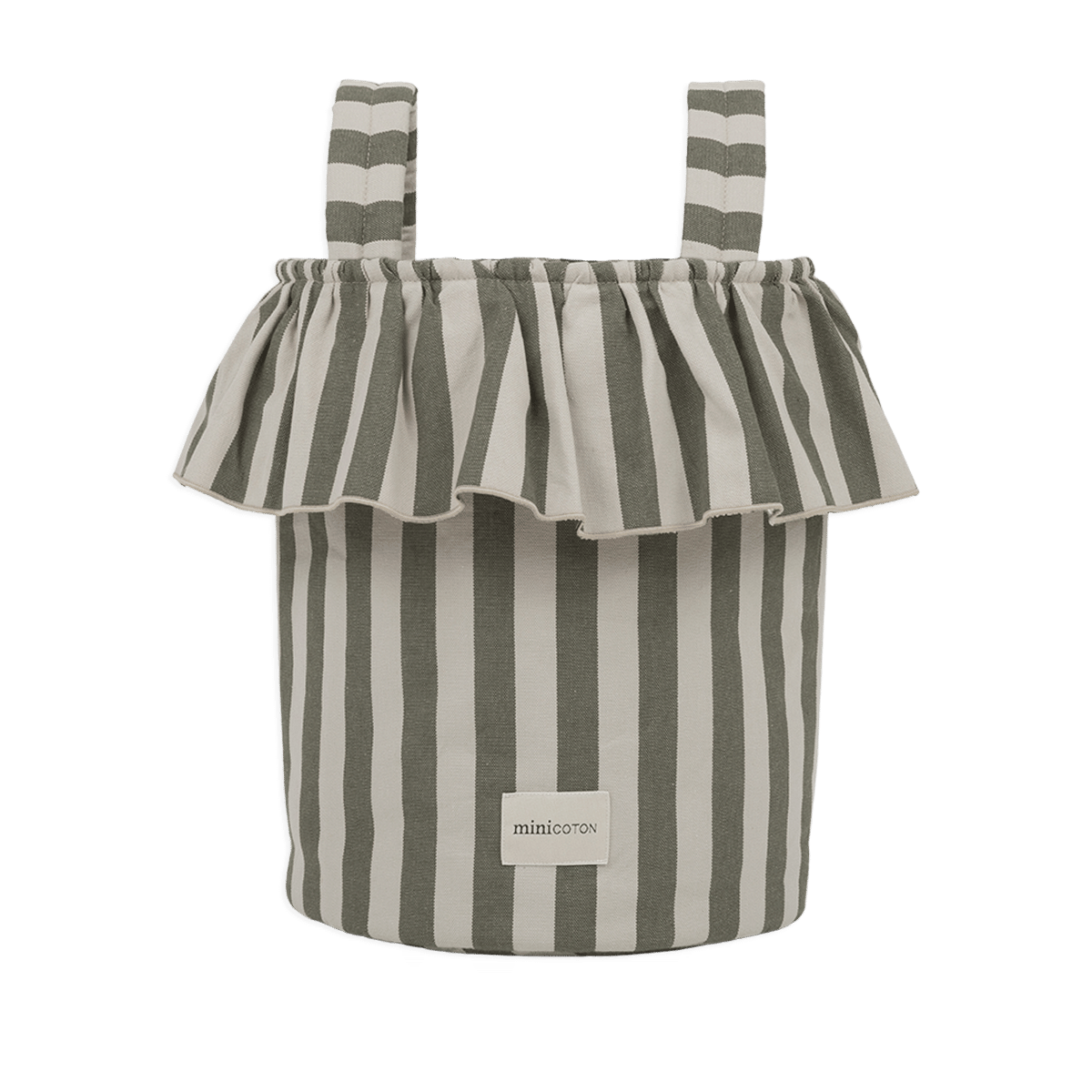 Basket Rayas - Bottle + Sand - Minicoton