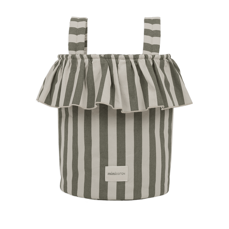 Basket Rayas - Bottle + Sand - Minicoton