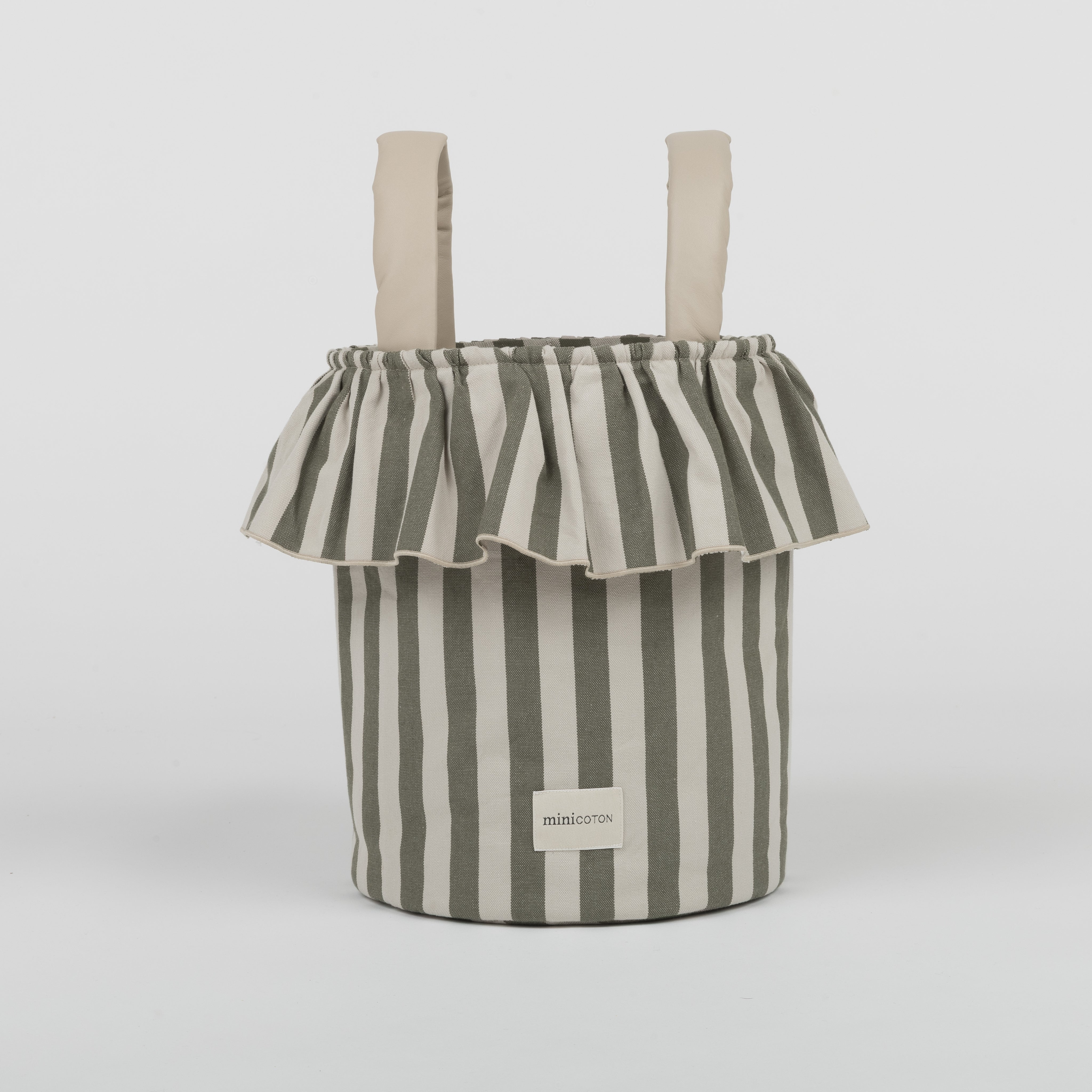 Basket Rayas - Bottle + Sand - Minicoton