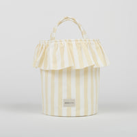 Basket Rayas - Butter + White - Minicoton