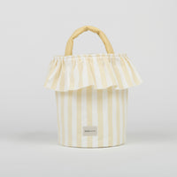 Basket Rayas - Butter + White - Minicoton