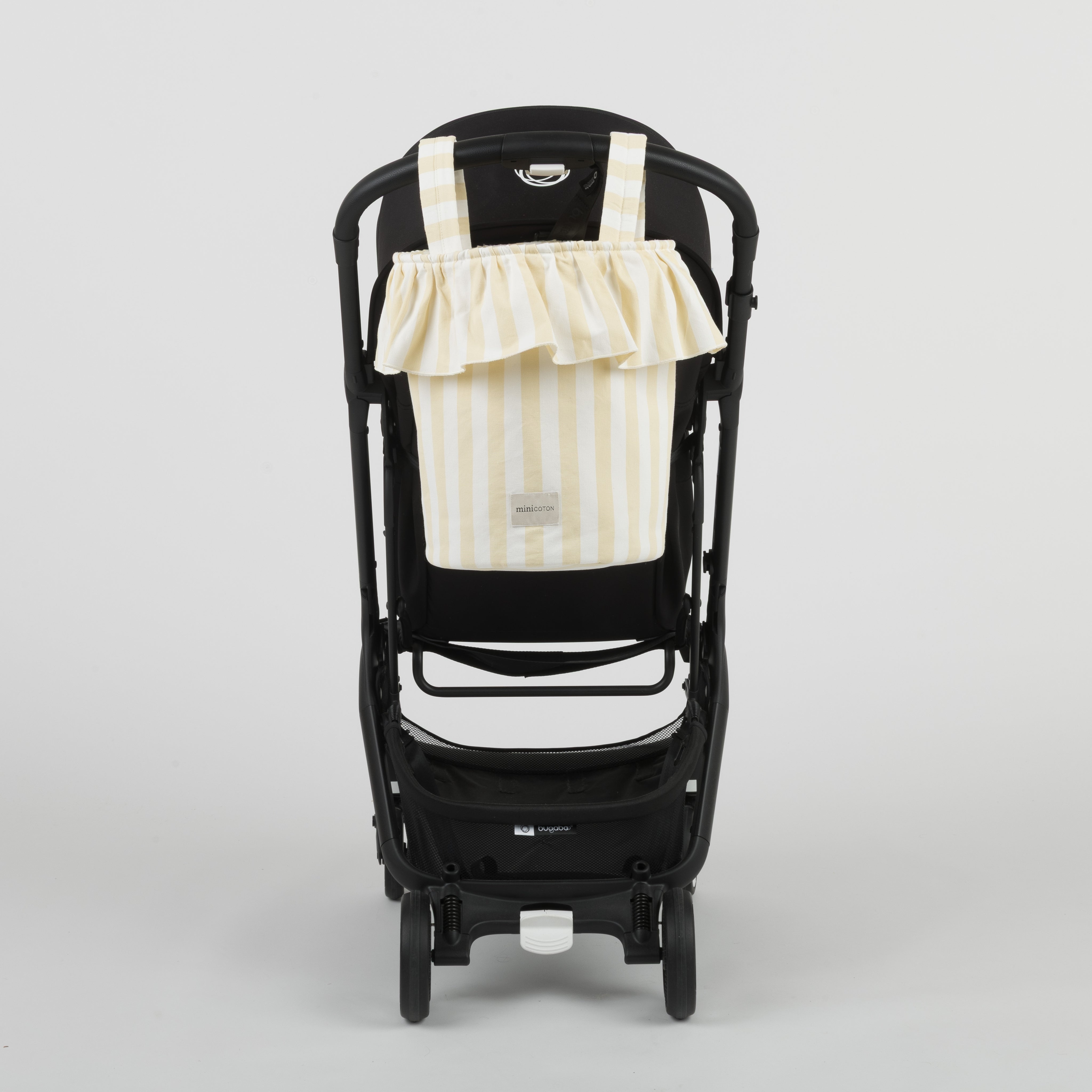 Basket Rayas - Butter + White - Minicoton