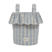 Basket Vichy - Blue + Sand - Minicoton