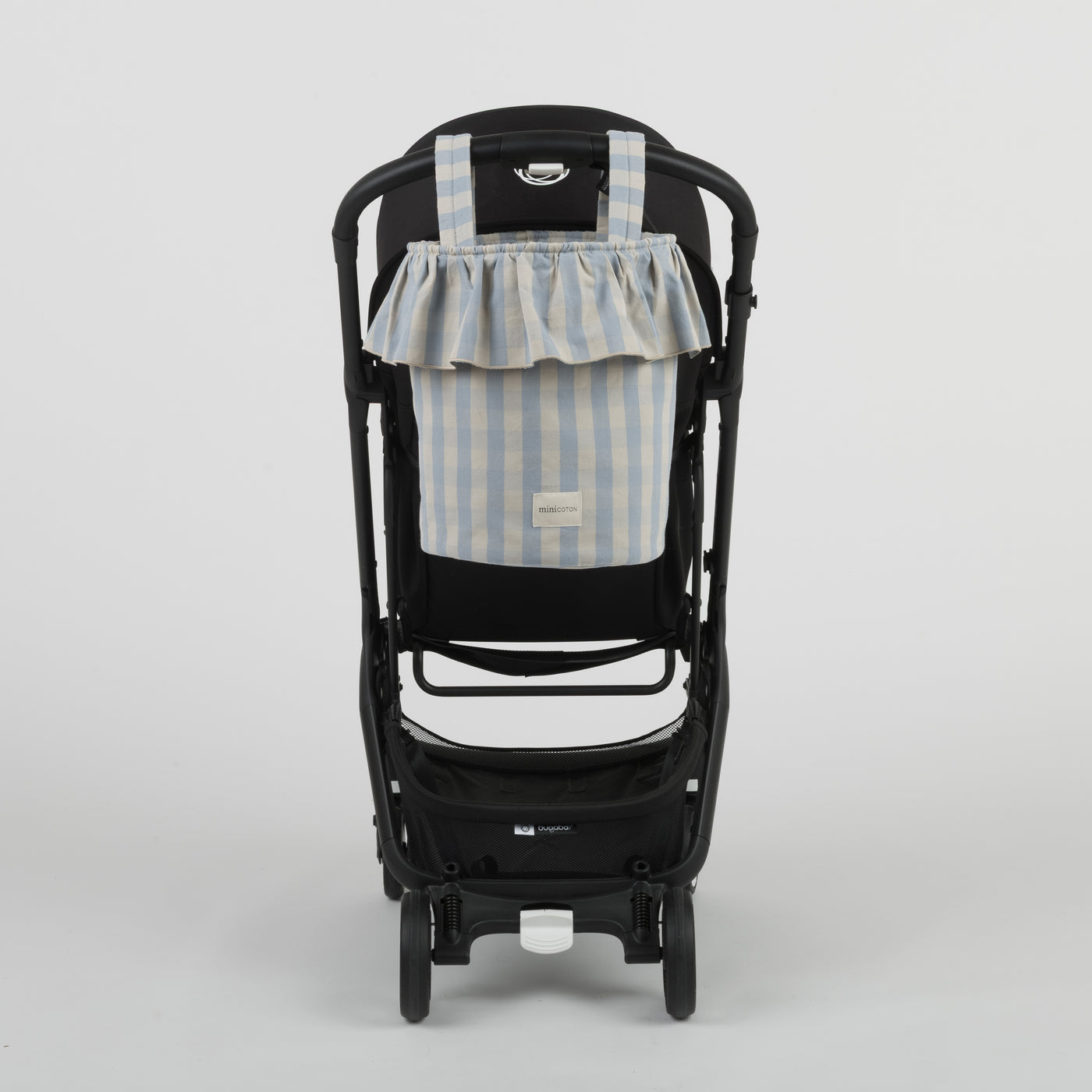 Basket Vichy - Blue + Sand - Minicoton