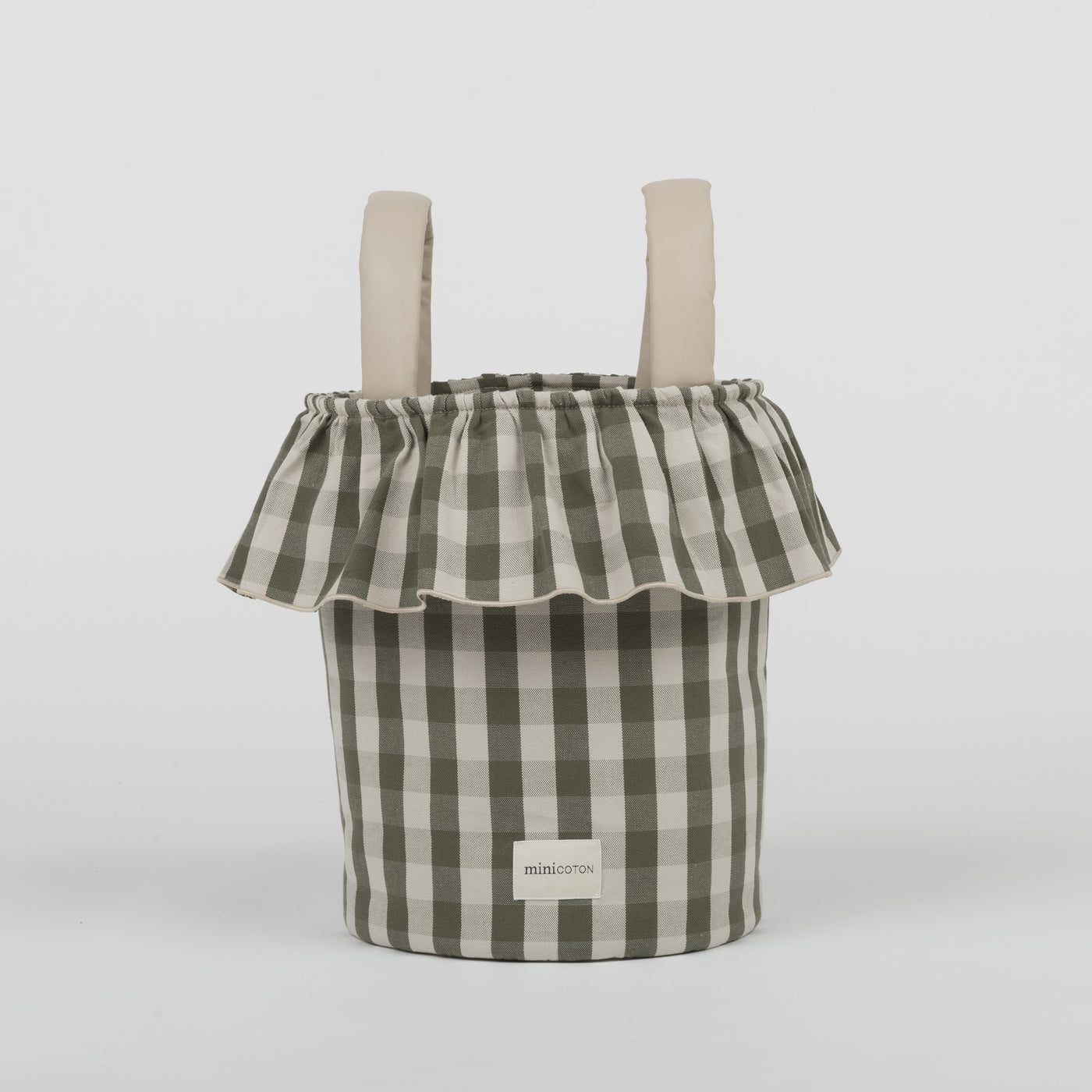 Basket Vichy - Bottle + Sand - Minicoton