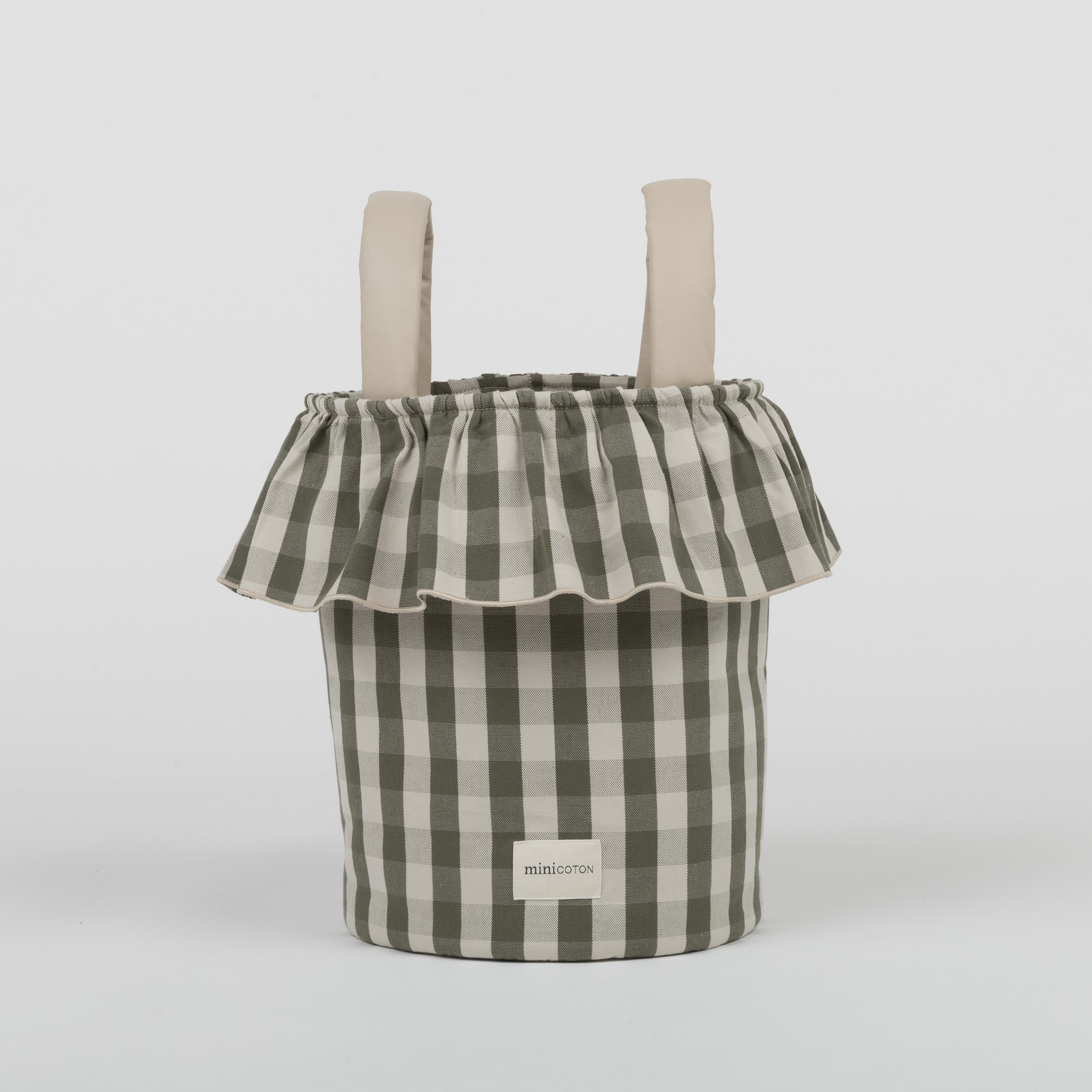 Basket Vichy - Bottle + Sand - Minicoton