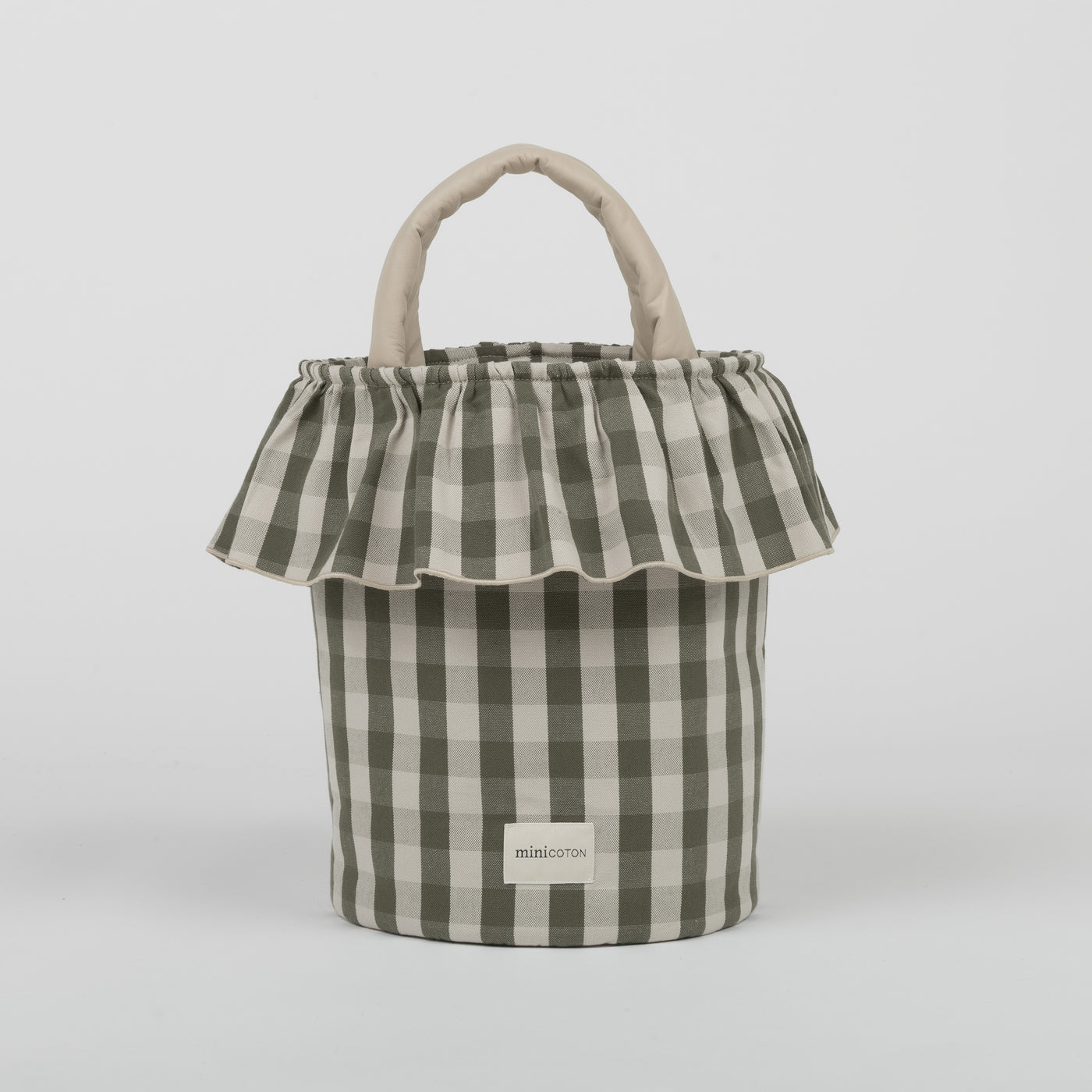 Basket Vichy - Bottle + Sand - Minicoton