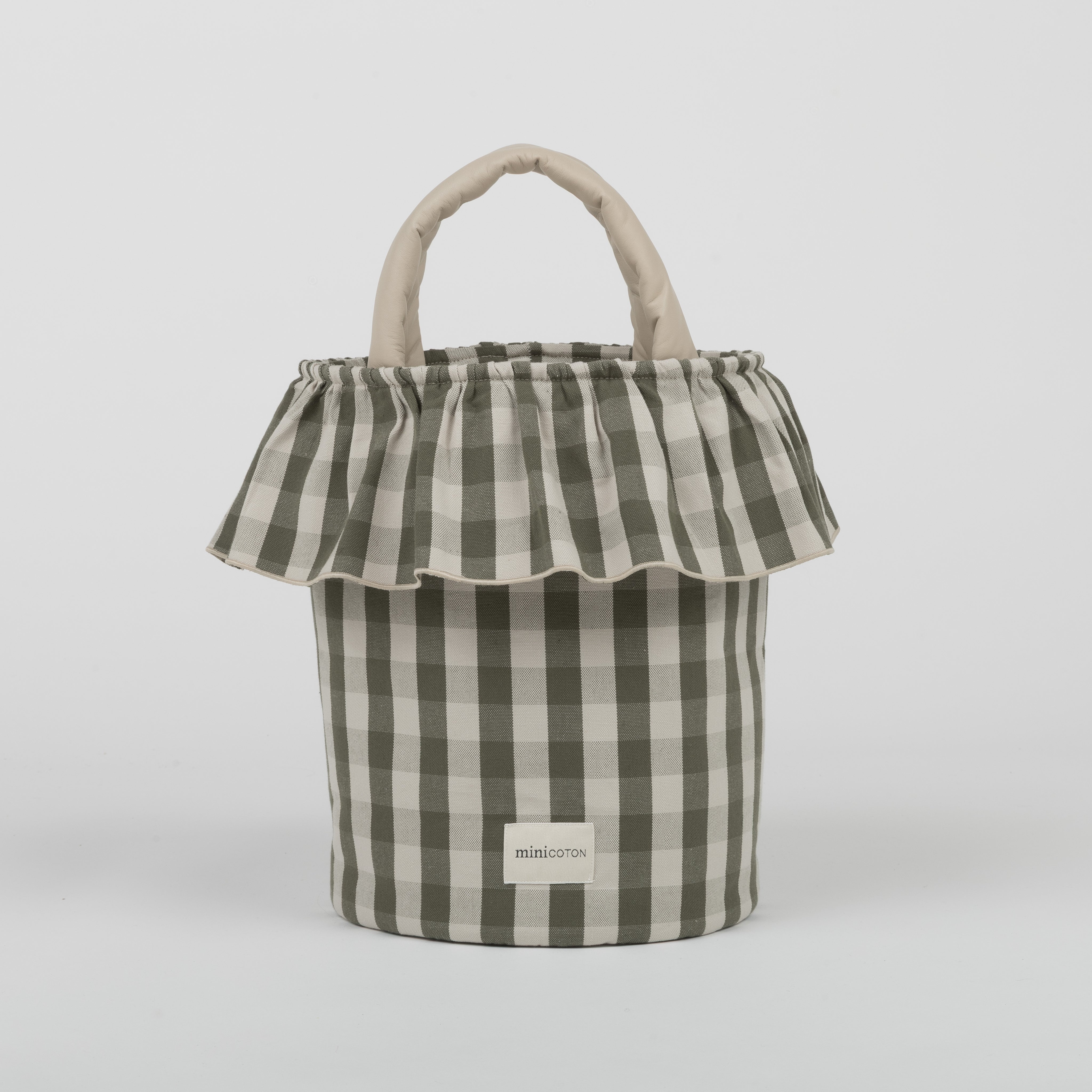 Basket Vichy - Bottle + Sand - Minicoton
