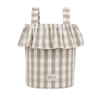 Basket Vichy - Oak + White - Minicoton
