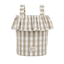 Basket Vichy - Oak + White