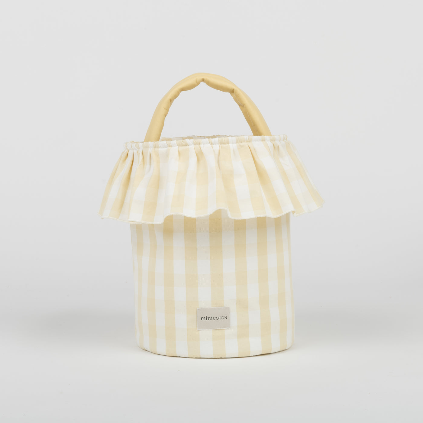 Basket Vichy - Butter + White - Minicoton