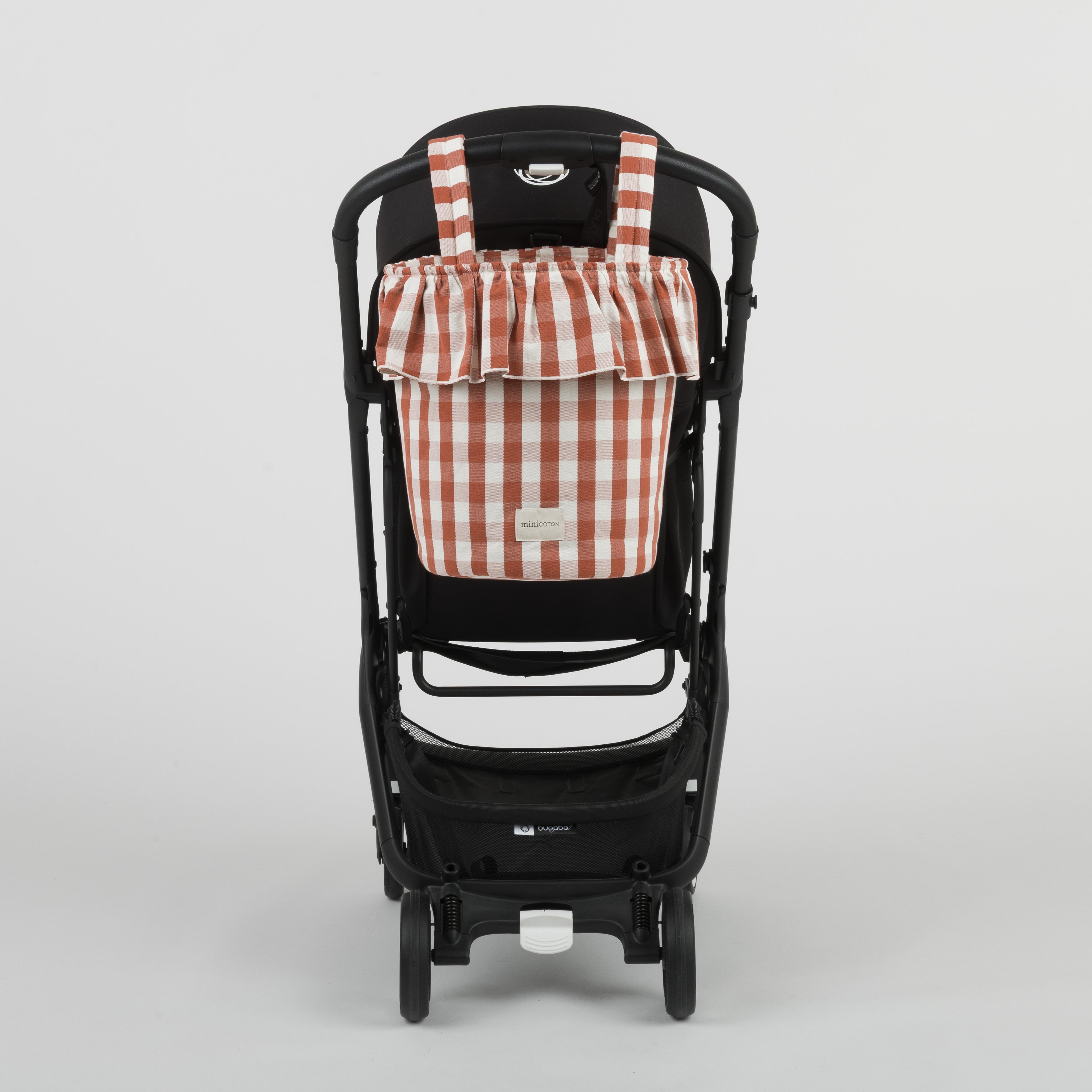 Basket Vichy - Red + Off White - Minicoton