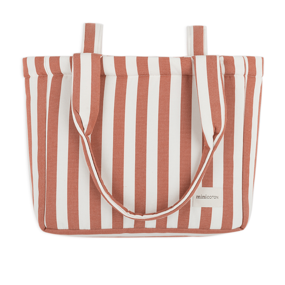 Bolsa Handle Red + Off White - Minicoton