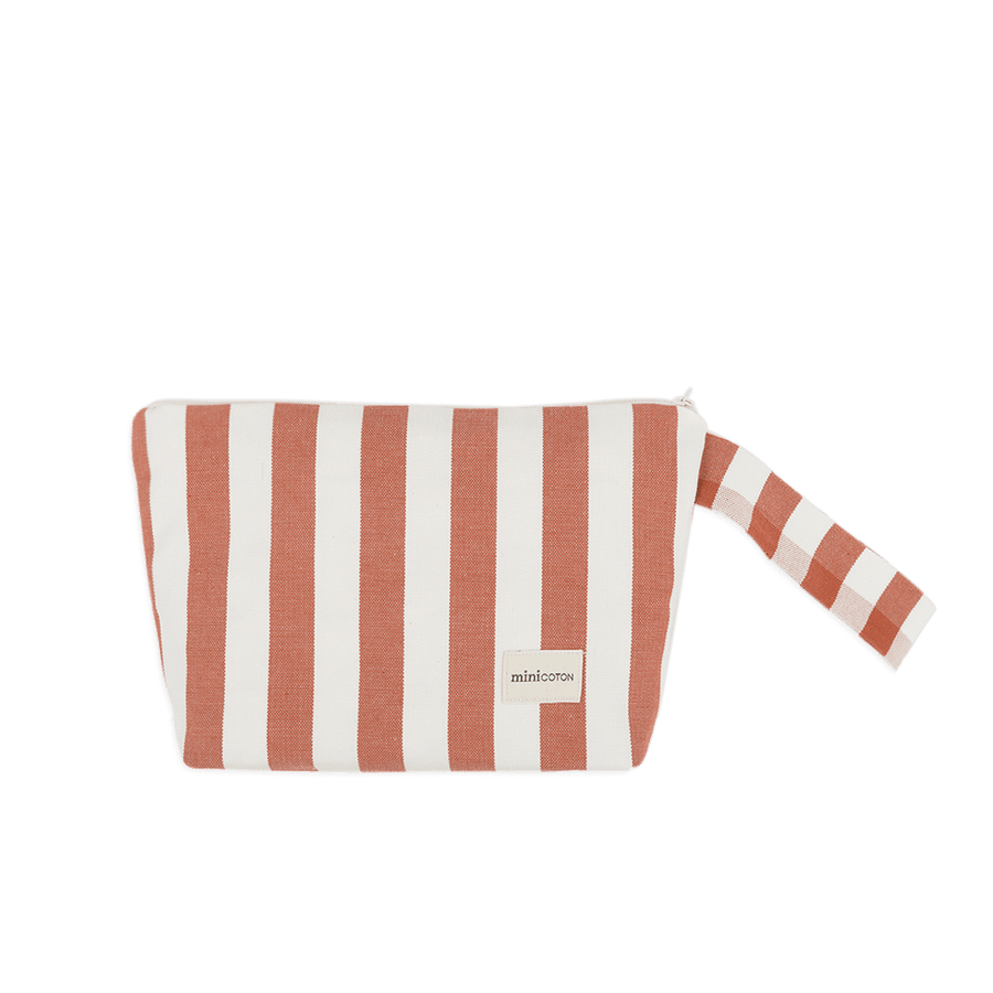 Pañalera Red + Off White - Minicoton