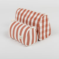 Set Neceser - Red + Off White - Minicoton