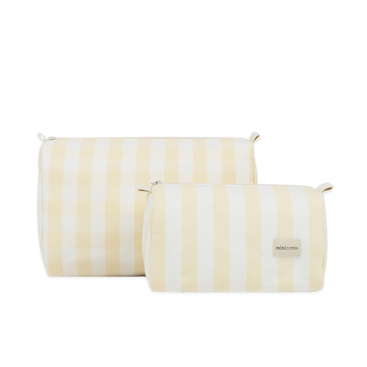 Set Neceser - Butter + White - Minicoton