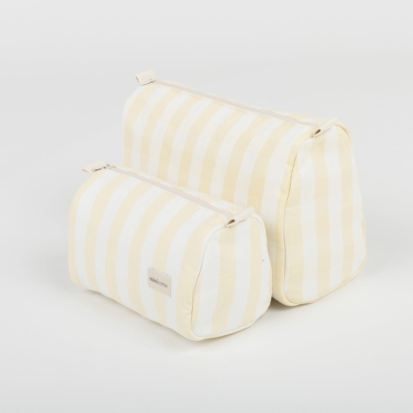 Set Neceser - Butter + White - Minicoton