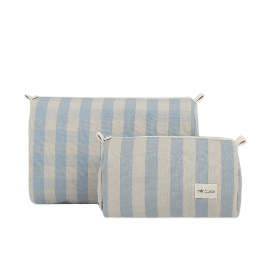 Set Neceser - Blue + Sand - Minicoton
