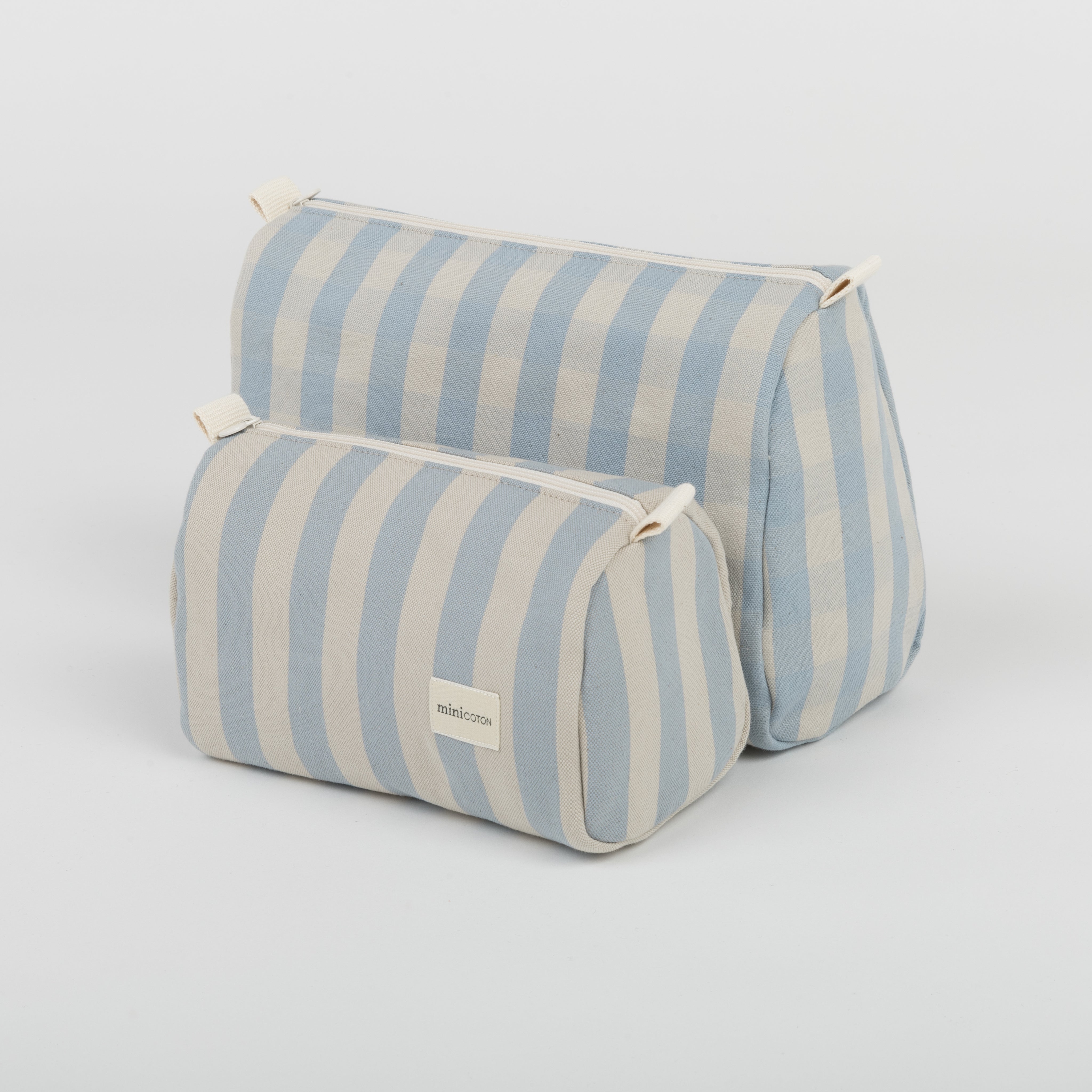 Set Neceser - Blue + Sand - Minicoton
