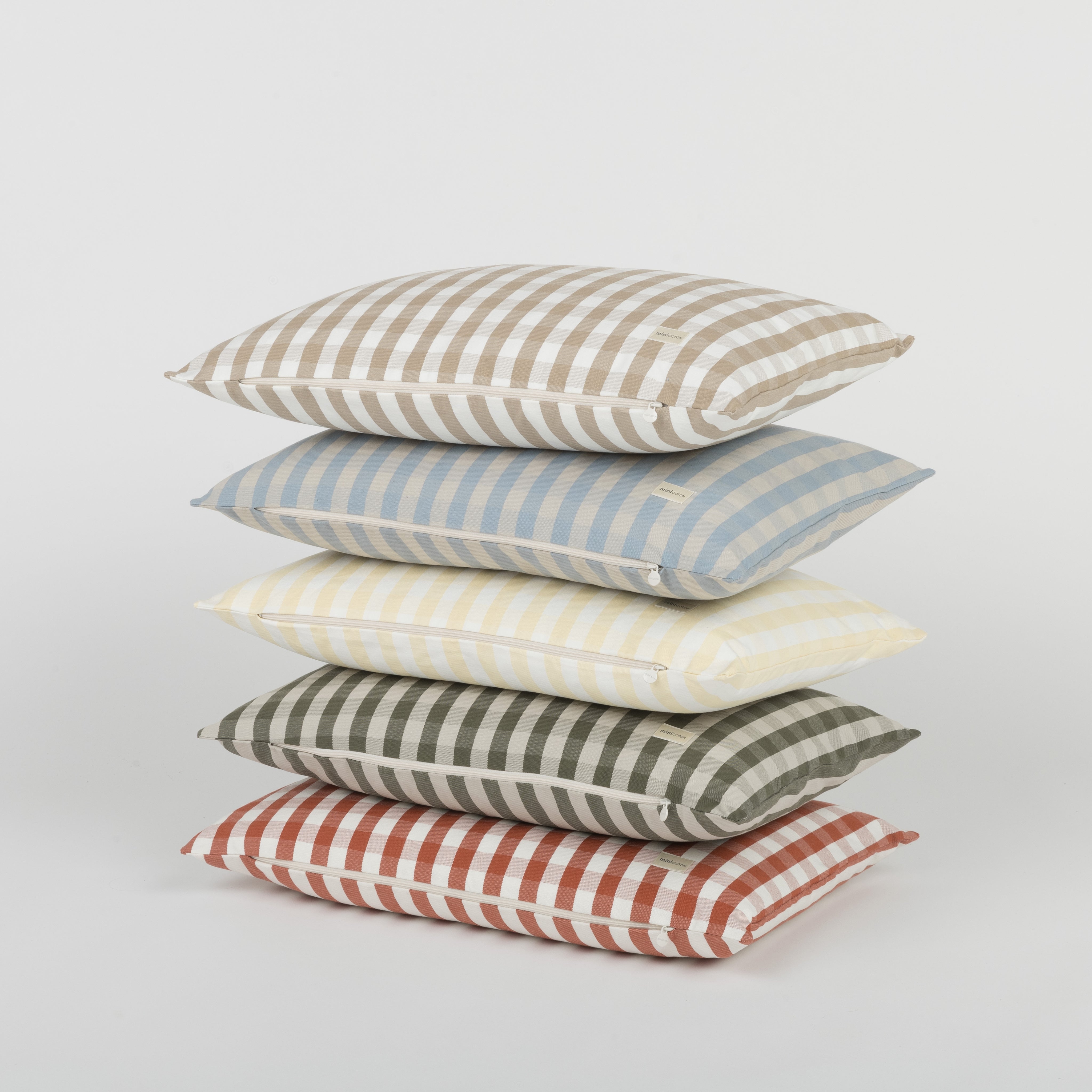 Cojín 40 x 60 - Red + Off White - Minicoton