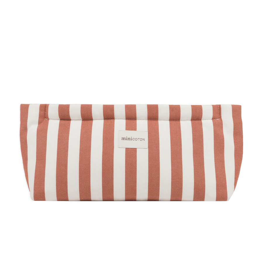 Pouch - Red + Off White - Minicoton