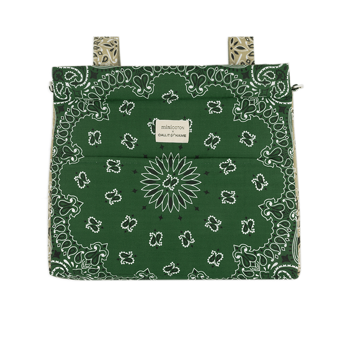 Bolsa Icon - Weekend Green / Beige - Minicoton