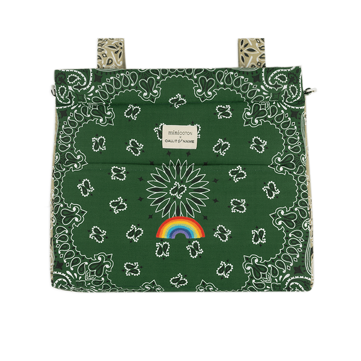 Bolsa Icon - Weekend Green / Beige - Minicoton
