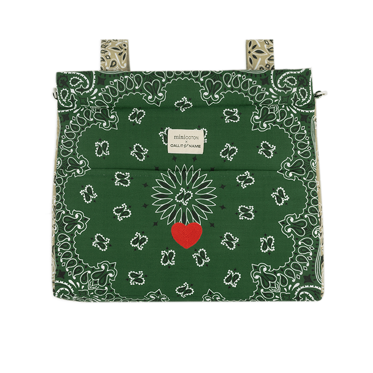 Bolsa Icon - Weekend Green / Beige - Minicoton
