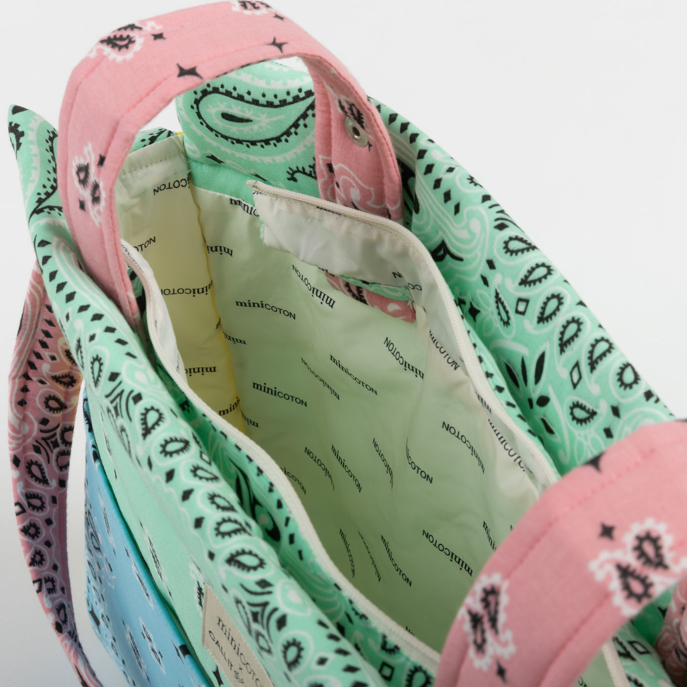Bolsa Icon - Mint / Colorblock - Minicoton