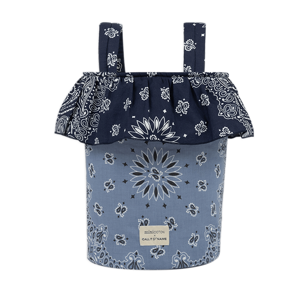 Basket - Chambray / Navy - Minicoton